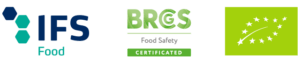 Logotypy certyfikatów IFS i BRC